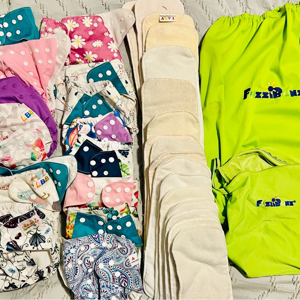 Cloth diaper lot.